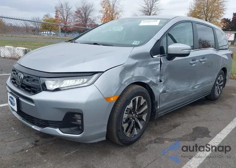 2026 Honda Odyssey Ex-L from USA, damaged, VIN 5FNRL6H64TB010692